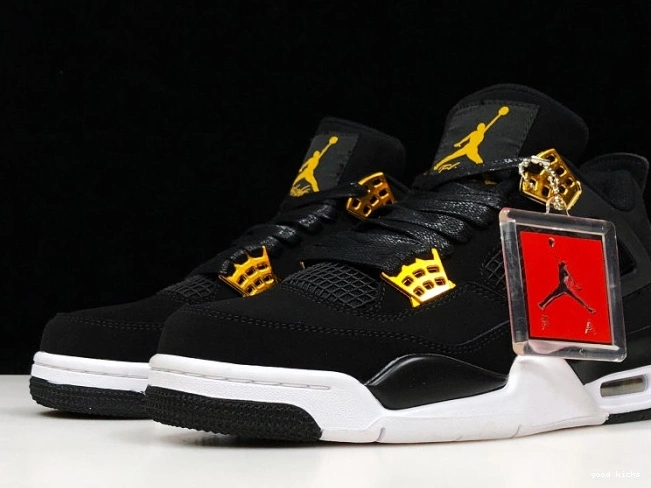 Rep Metallic Jordan Gold-White Black Air 308497-032 4 Royalty 0822